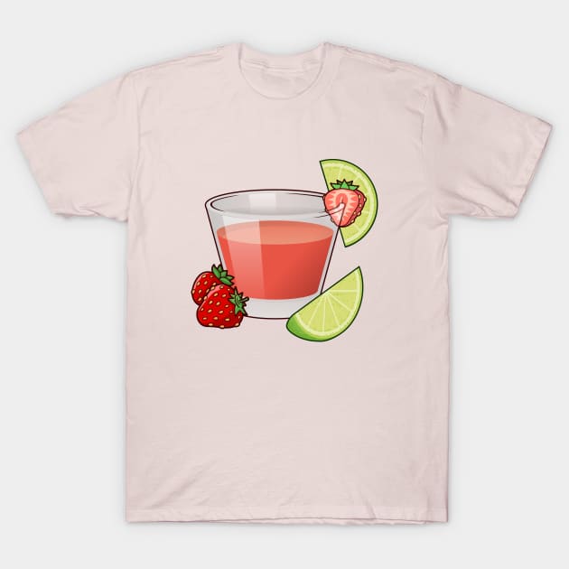 Strawberry Daiquiri T-Shirt by sifis